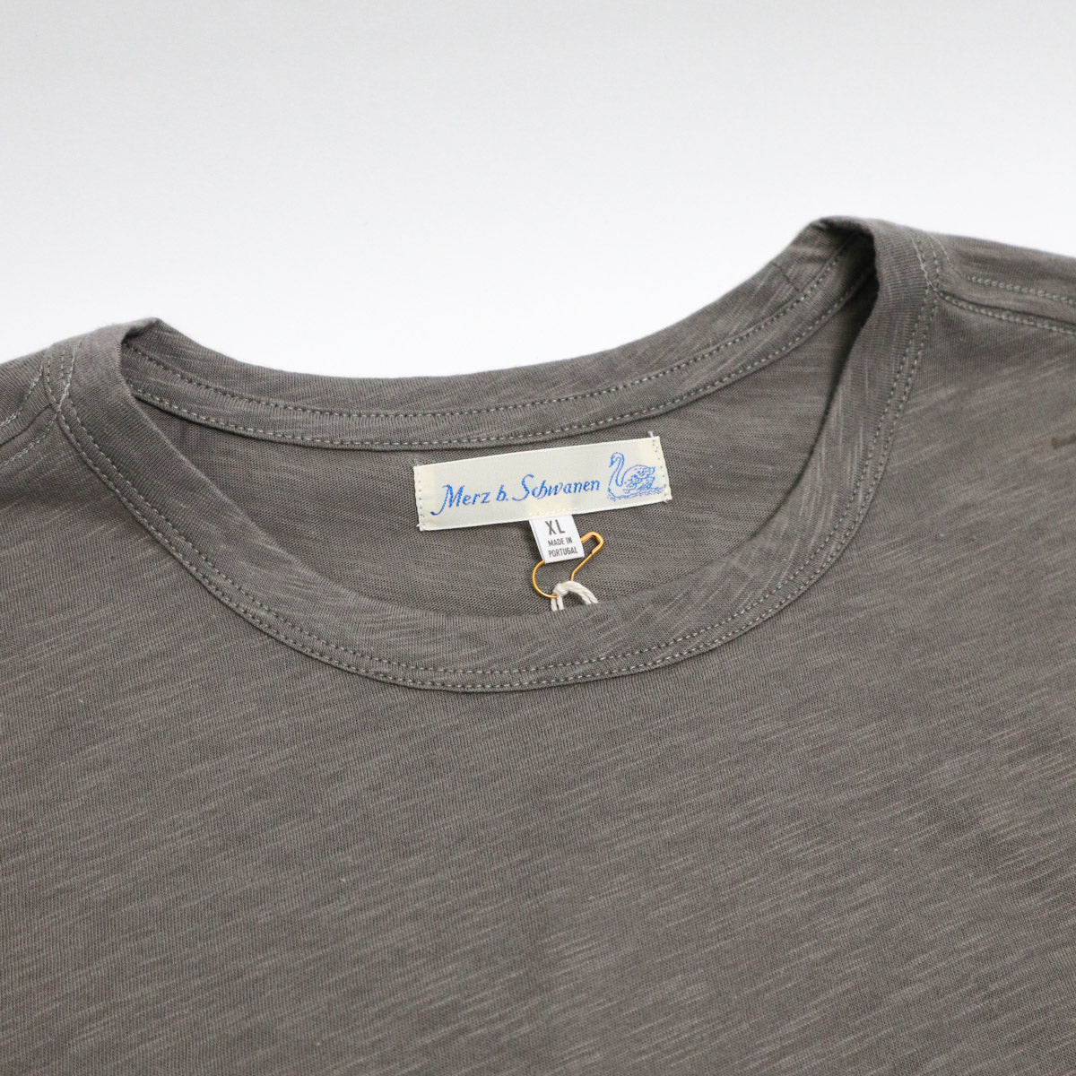 Good Basics SCT04.05 Unisex Short Sleeve Pima Slub Relaxed Fit Tee Vintage Army