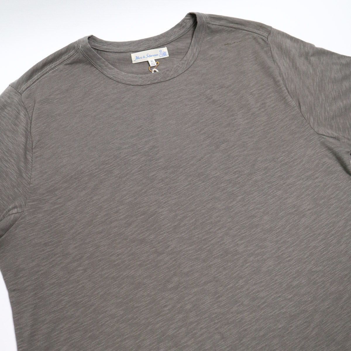 Good Basics SCT04.05 Unisex Short Sleeve Pima Slub Relaxed Fit Tee Vintage Army