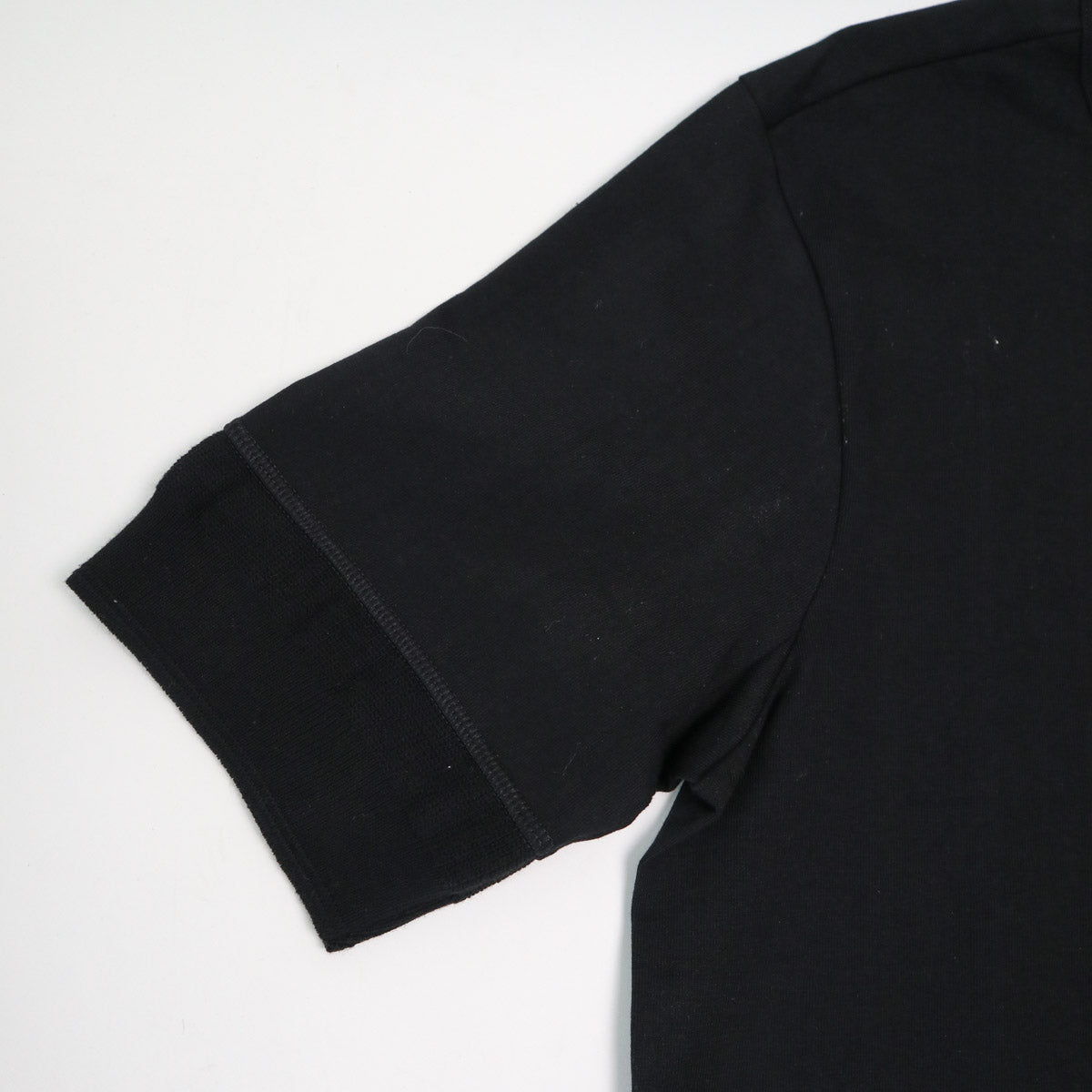 The Originals 207 Loopwheeled Short Sleeve Henley Classic Fit Black