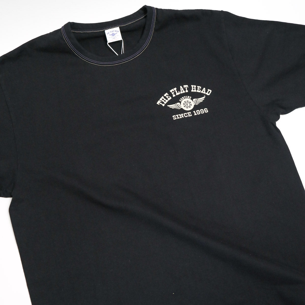 FN-THC-202 Flying Wheel Tee Black Ivory