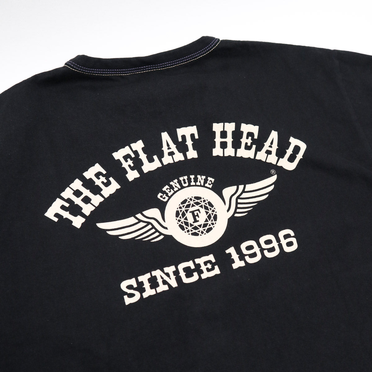 FN-THC-202 Flying Wheel Tee Black Ivory
