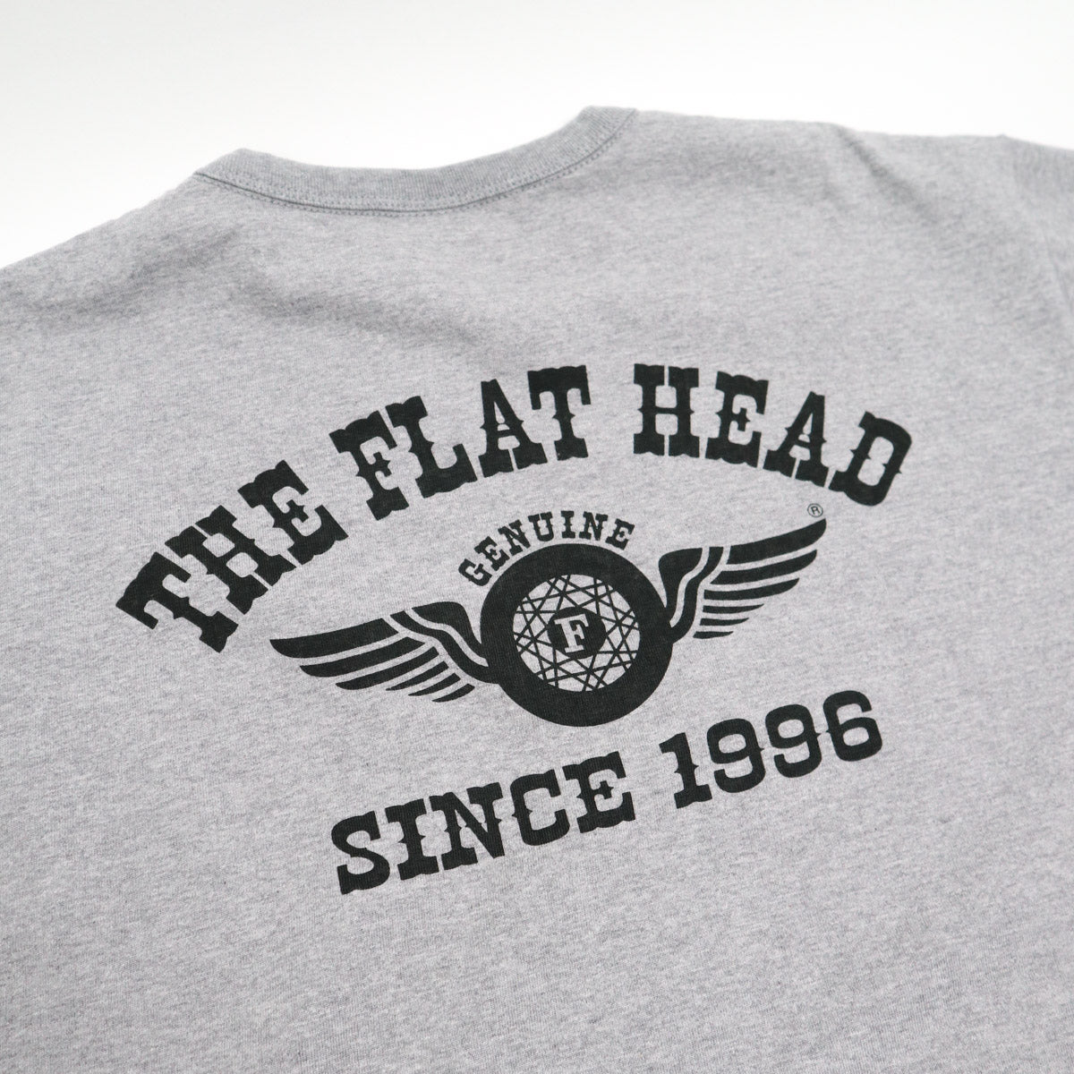 FN-THC-202 Flying Wheel Tee Grey