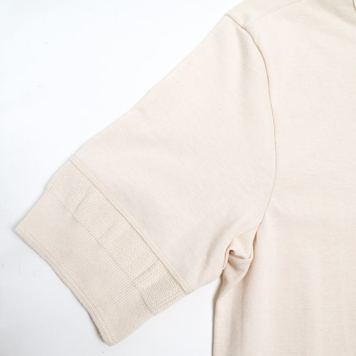 The Originals 207 Loopwheeled Short Sleeve Henley Classic Fit Nature