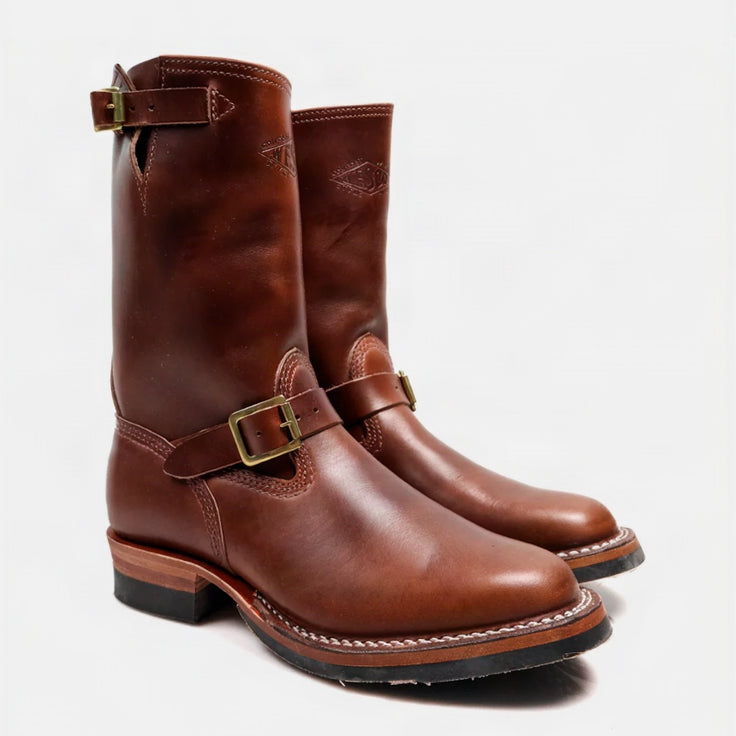 Wesco X Brooklyn Clothing Custom Mister Lou Mahogany Chromexcel - E Width