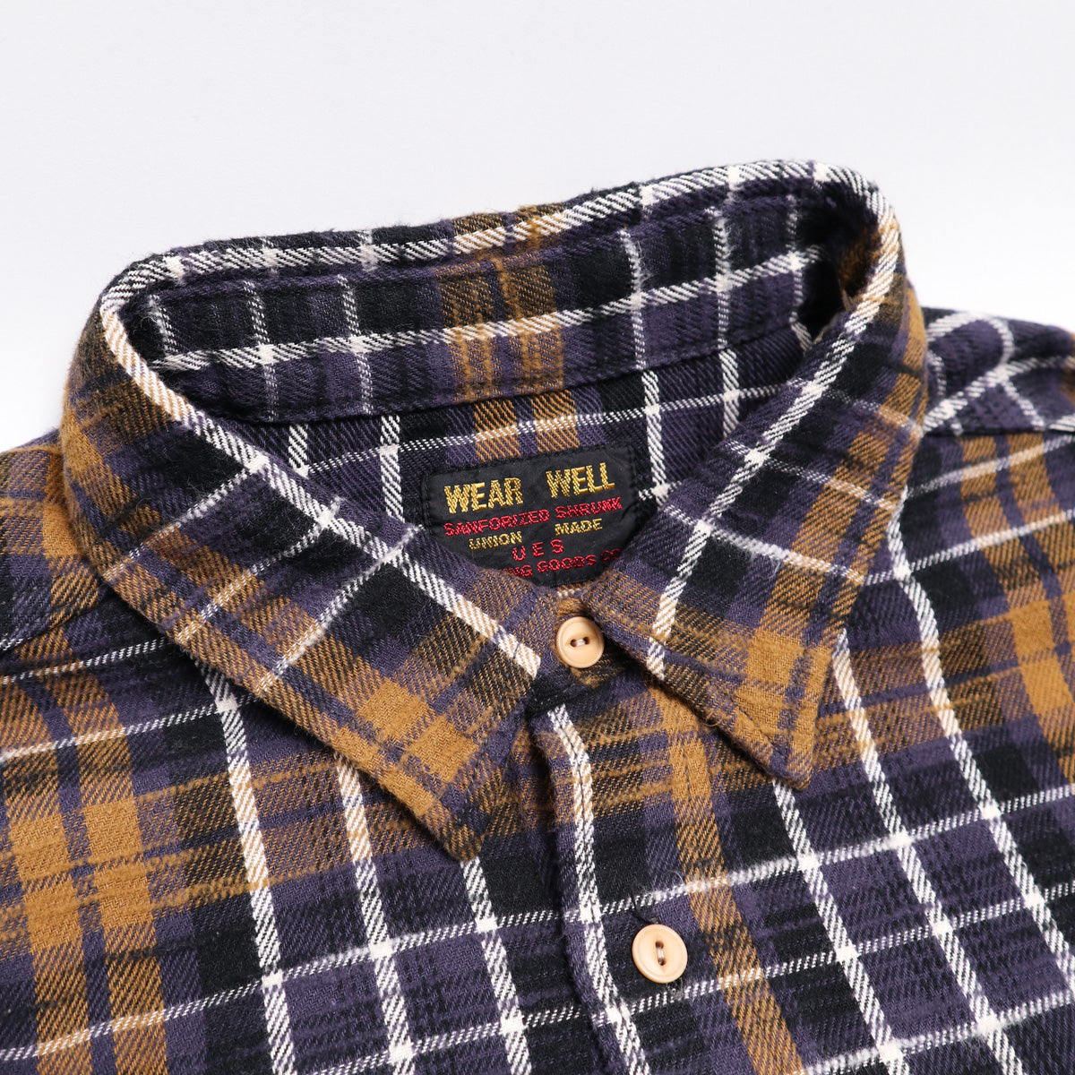 Slubby Flannel Shirt Purple
