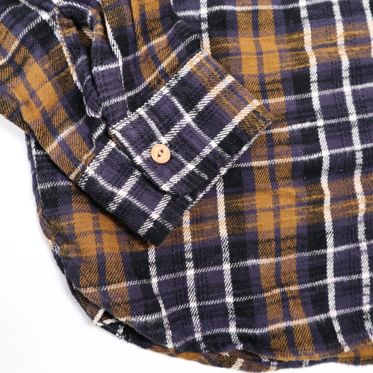 Slubby Flannel Shirt Purple