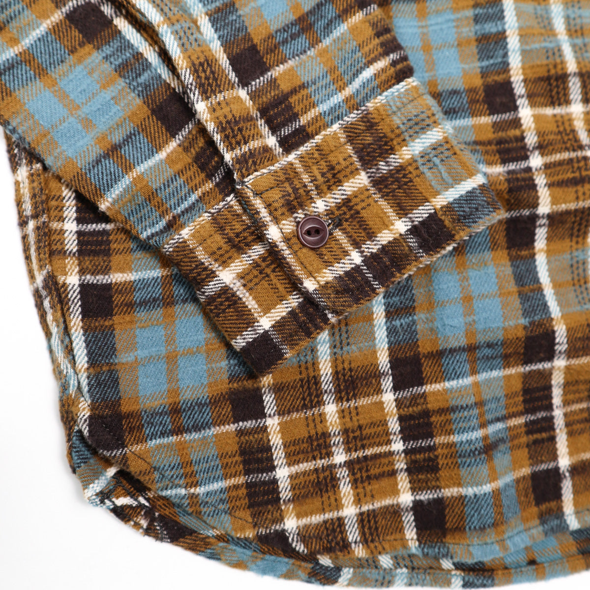 Slubby Flannel Shirt Mustard