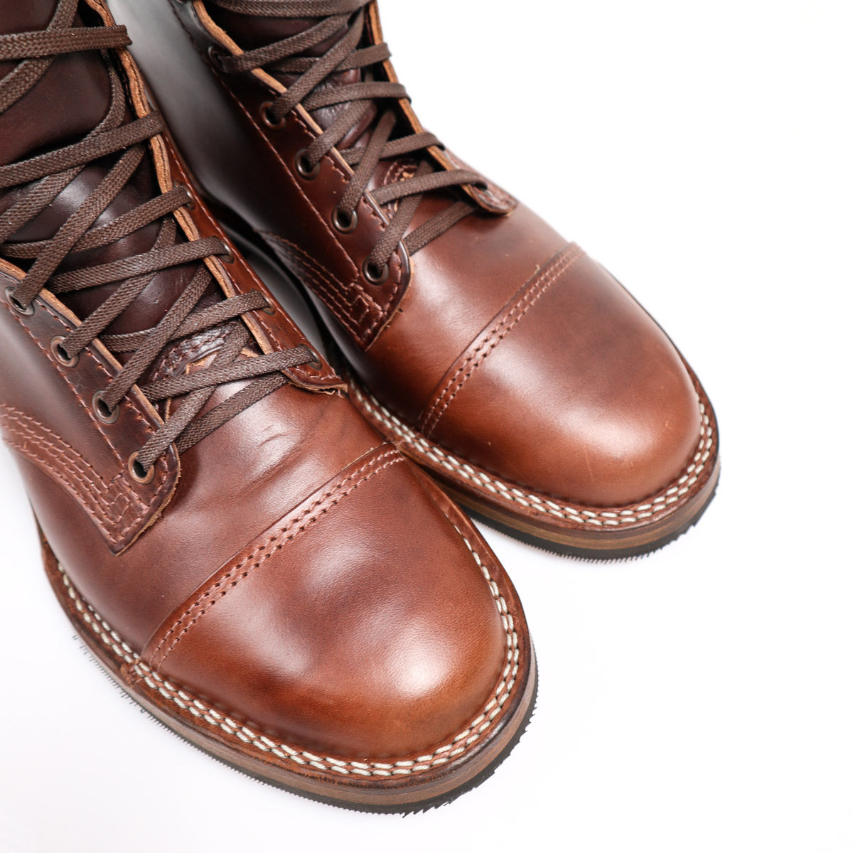 Wesco X Brooklyn Clothing Custom Hendrik Horween Brown Teacore Horsehide