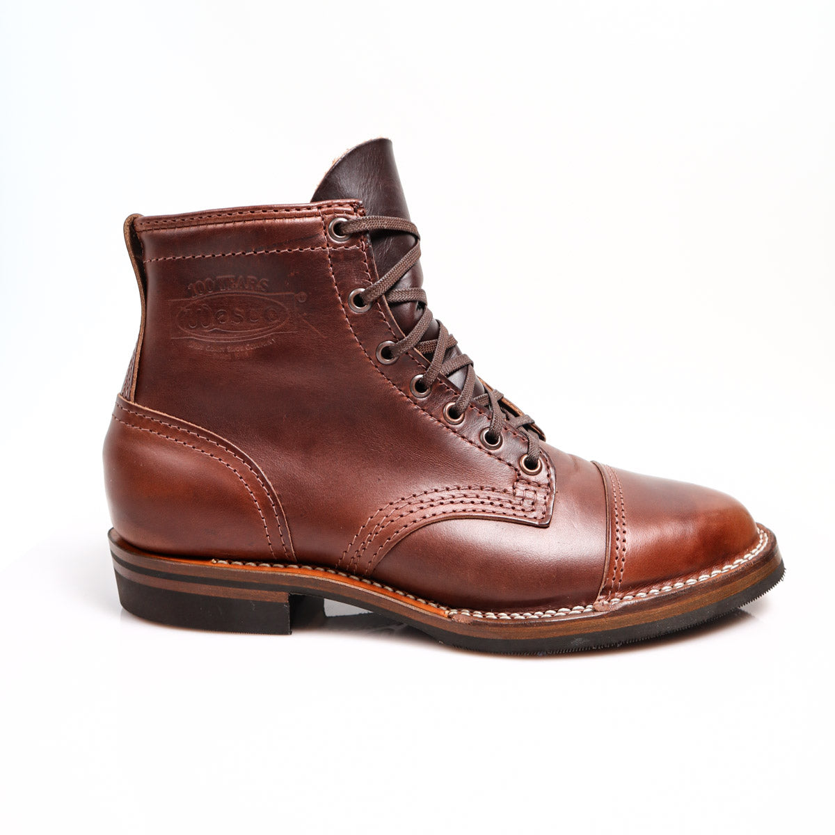 Wesco X Brooklyn Clothing Custom Hendrik Horween Brown Teacore Horsehide
