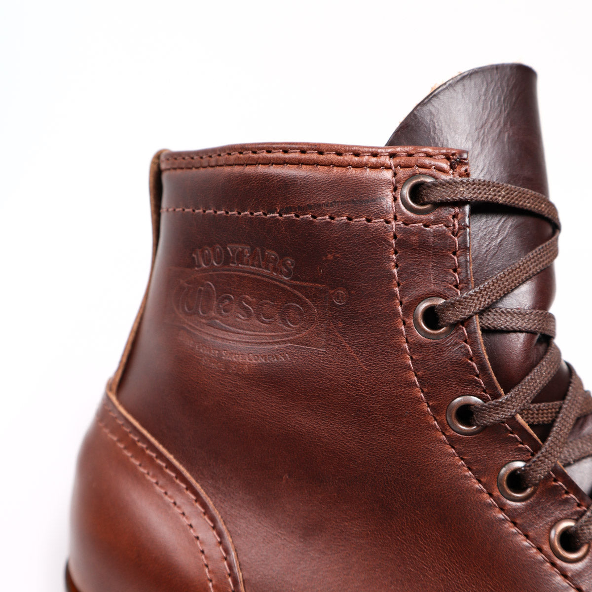 Wesco X Brooklyn Clothing Custom Hendrik Horween Brown Teacore Horsehide