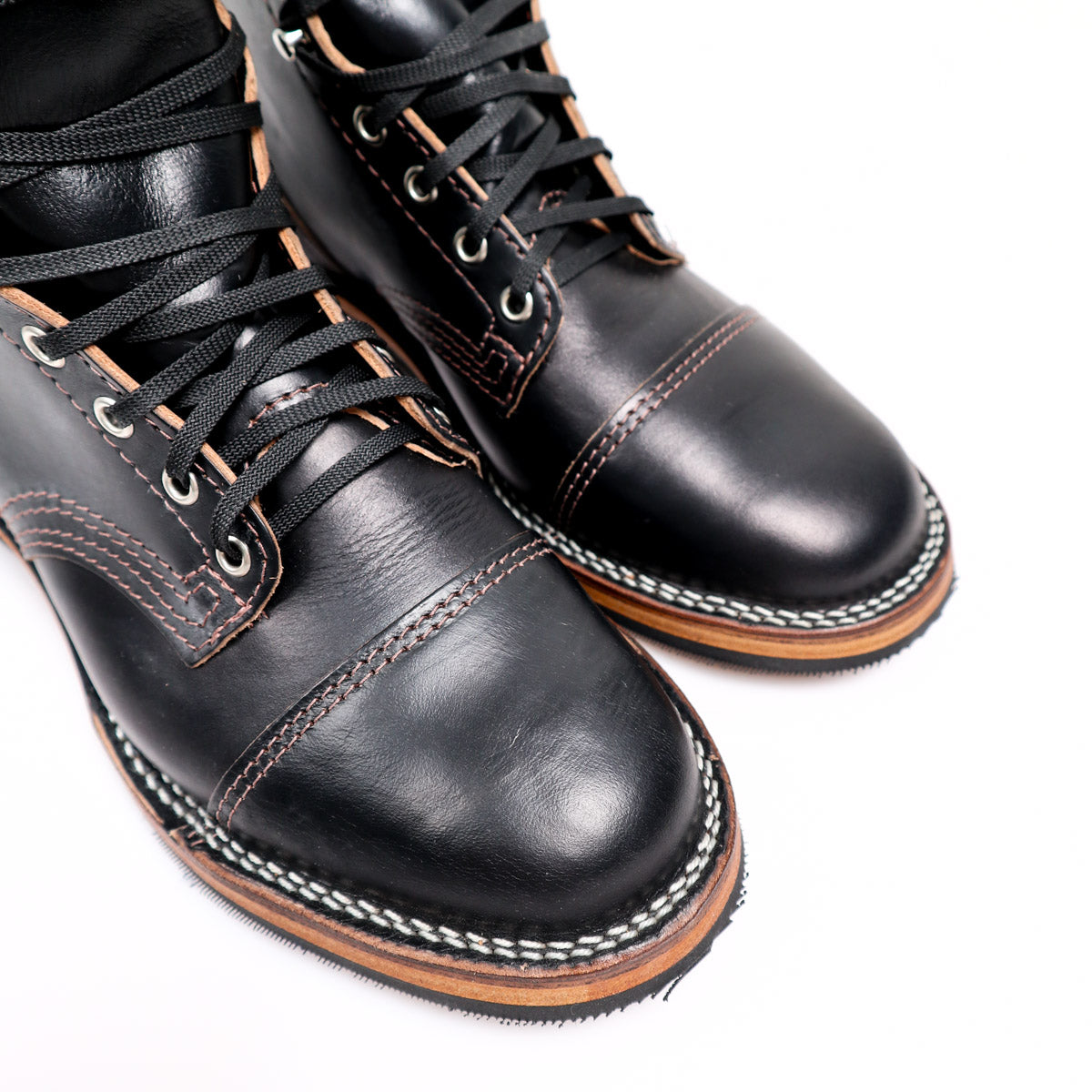 Wesco X Brooklyn Clothing Custom Hendrik Horween Black Teacore Horsehide