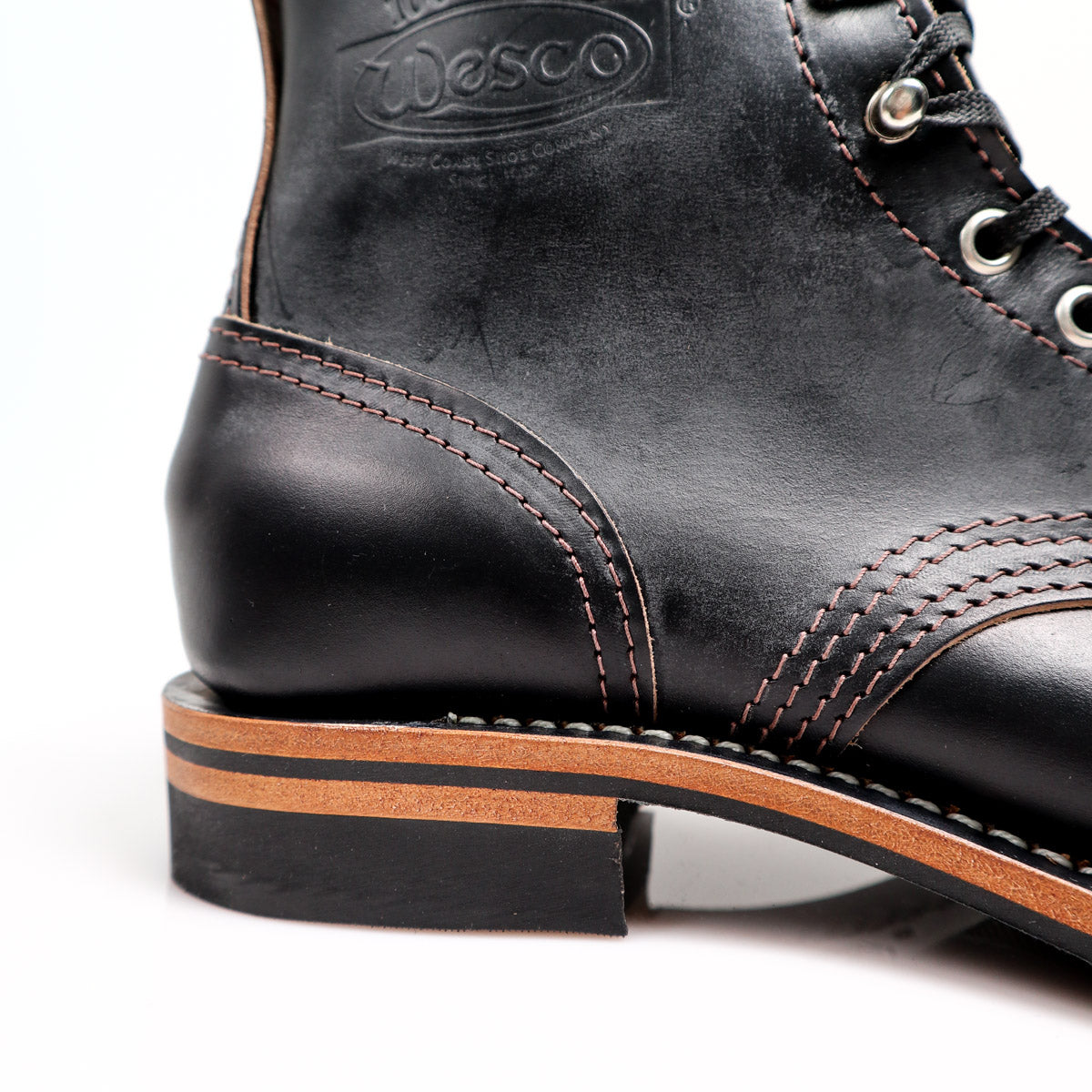 Wesco X Brooklyn Clothing Custom Hendrik Horween Black Teacore Horsehide