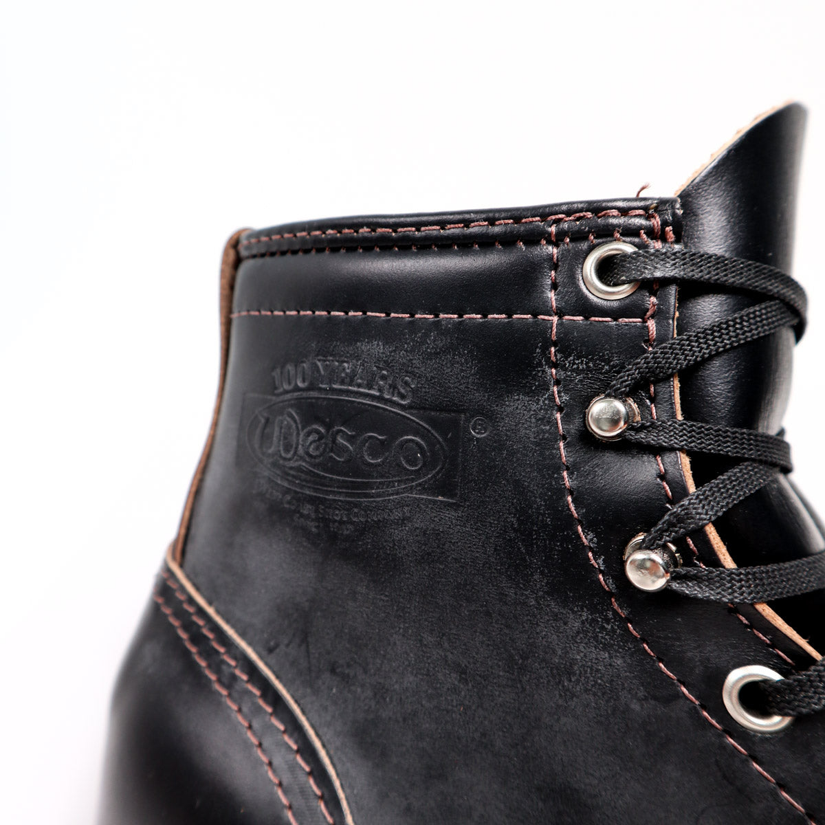 Wesco X Brooklyn Clothing Custom Hendrik Horween Black Teacore Horsehide