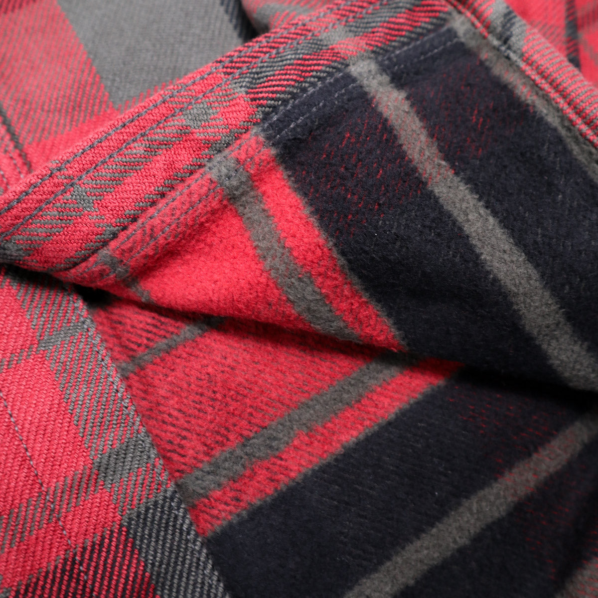 502552 Extra Heavy Flannel Red