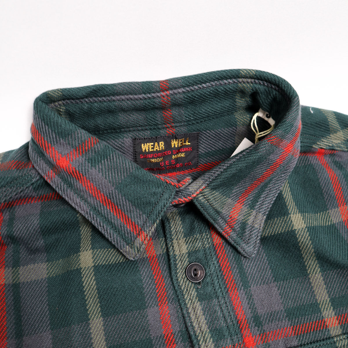 502551 Extra Heavy Flannel Green