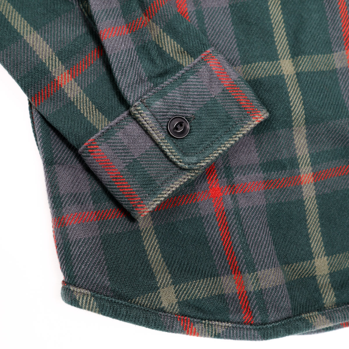 502551 Extra Heavy Flannel Green