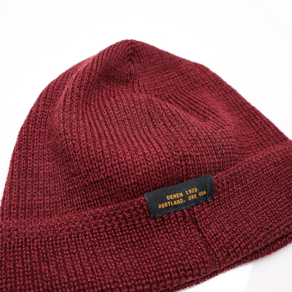 Wool Watch Cap Burgundy