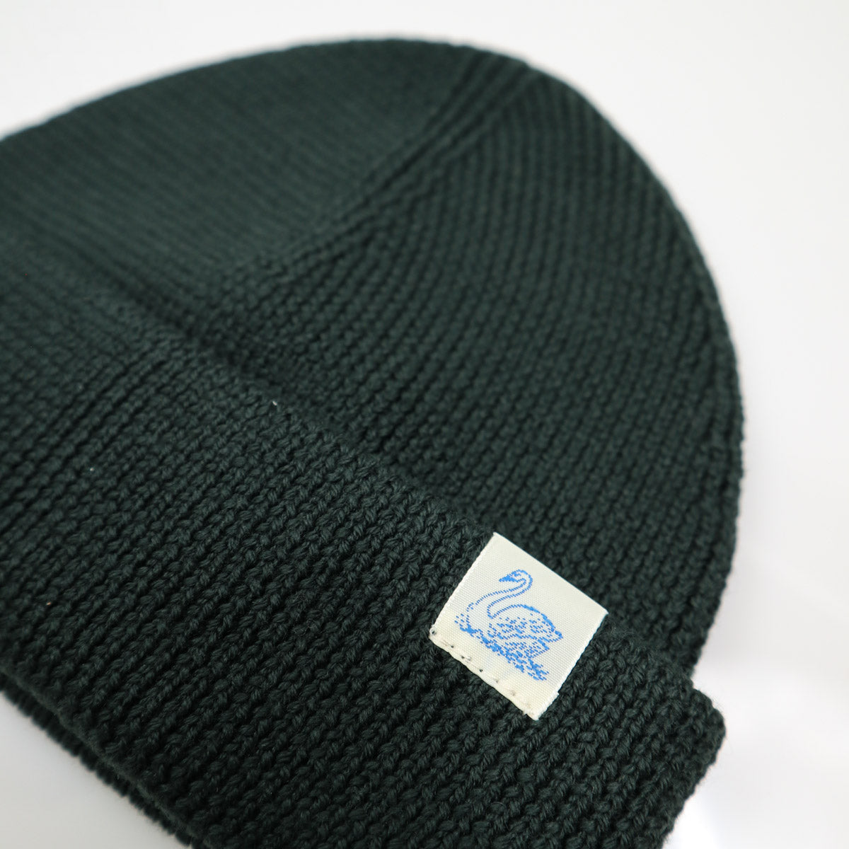 Merino Wool Watch Cap Bottle Green