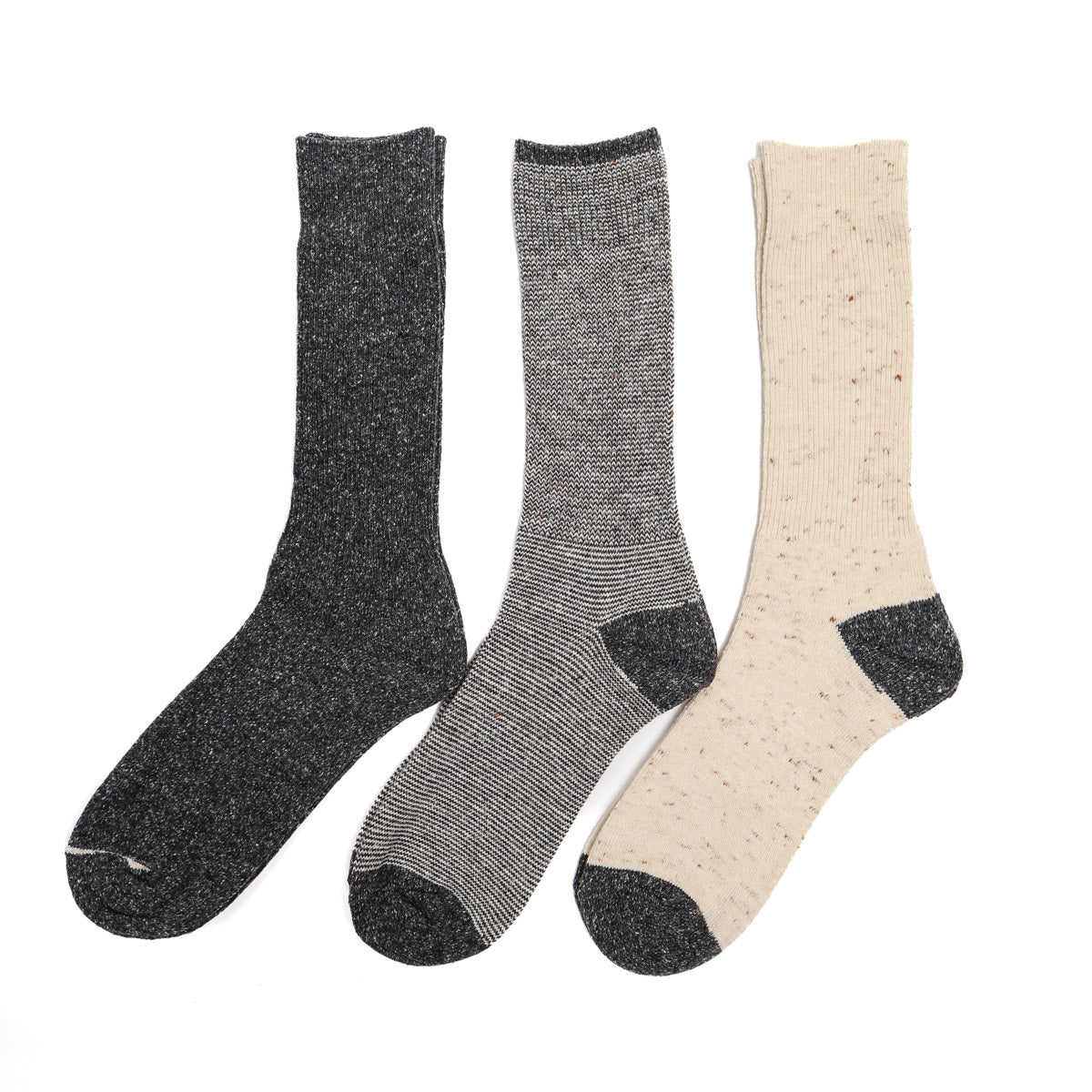Anonymousism Nep Amerib Crew 3Pack Sock Charcoal