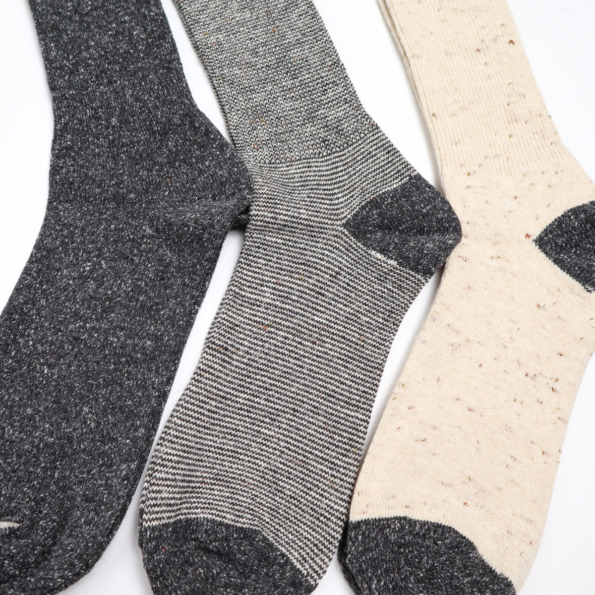 Anonymousism Nep Amerib Crew 3Pack Sock Charcoal