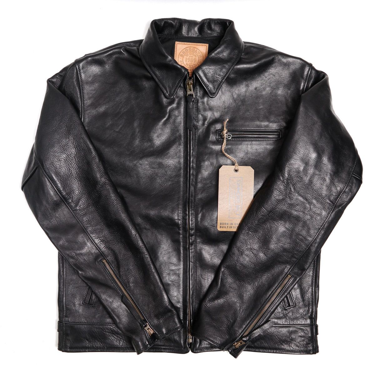Brooklyn Clothing X Simmons Bilt Tail Gunner Japanese Horsehide Black