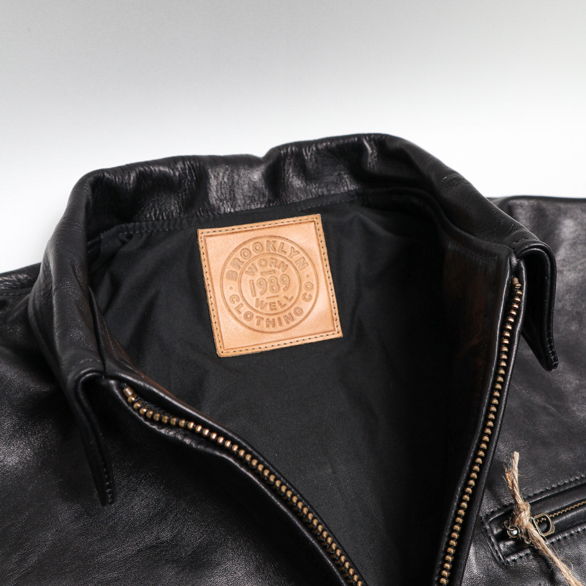 Brooklyn Clothing X Simmons Bilt Tail Gunner Japanese Horsehide Black