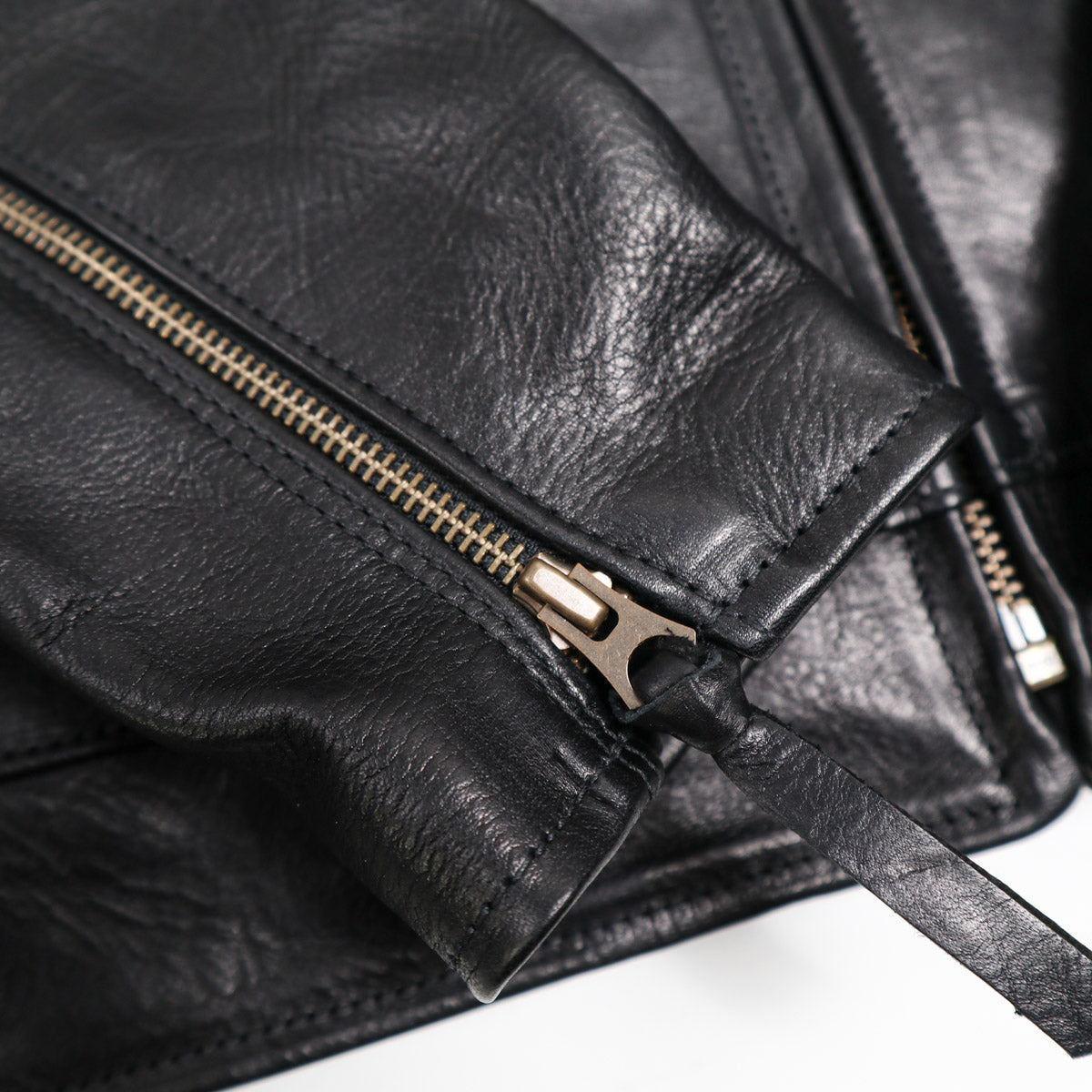 Brooklyn Clothing X Simmons Bilt Tail Gunner Japanese Horsehide Black