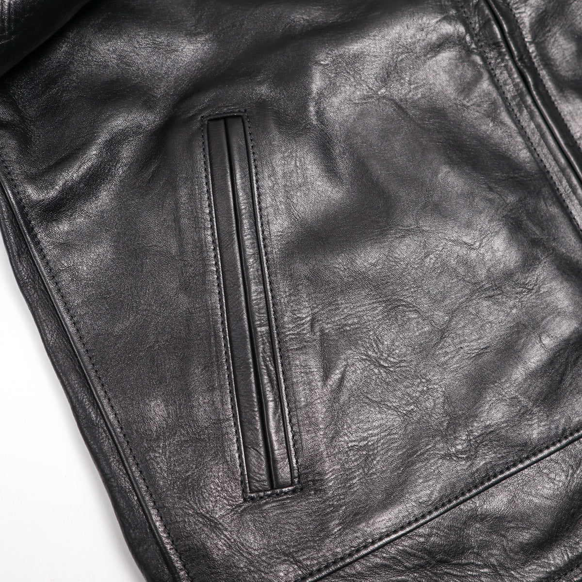 Brooklyn Clothing X Simmons Bilt Tail Gunner Japanese Horsehide Black