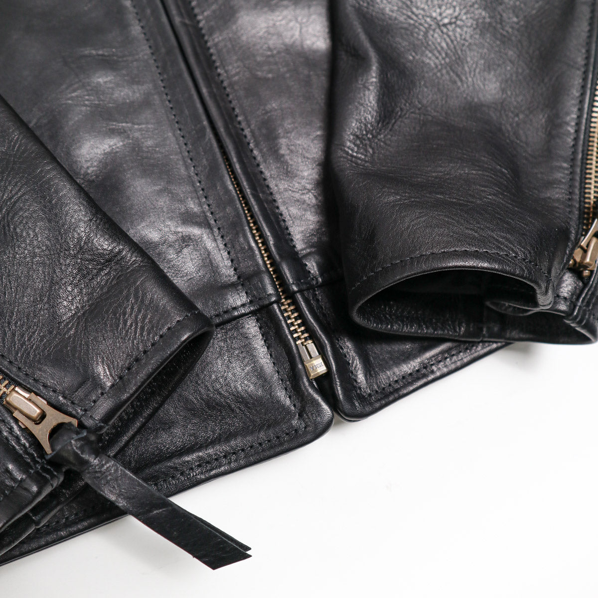 Brooklyn Clothing X Simmons Bilt Tail Gunner Japanese Horsehide Black