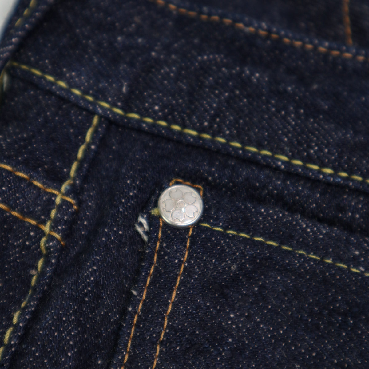 S500AX-Sakura 18oz AI+ Sakura Selvedge Denim Regular Straight Natural Indigo