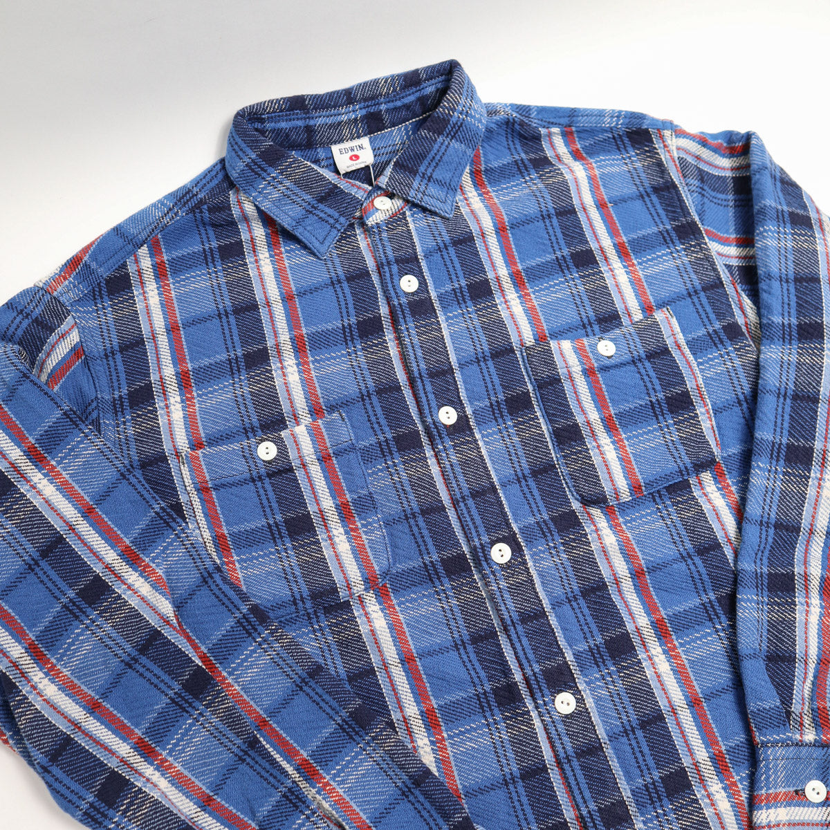 KST063-554 Work Shirt Blue
