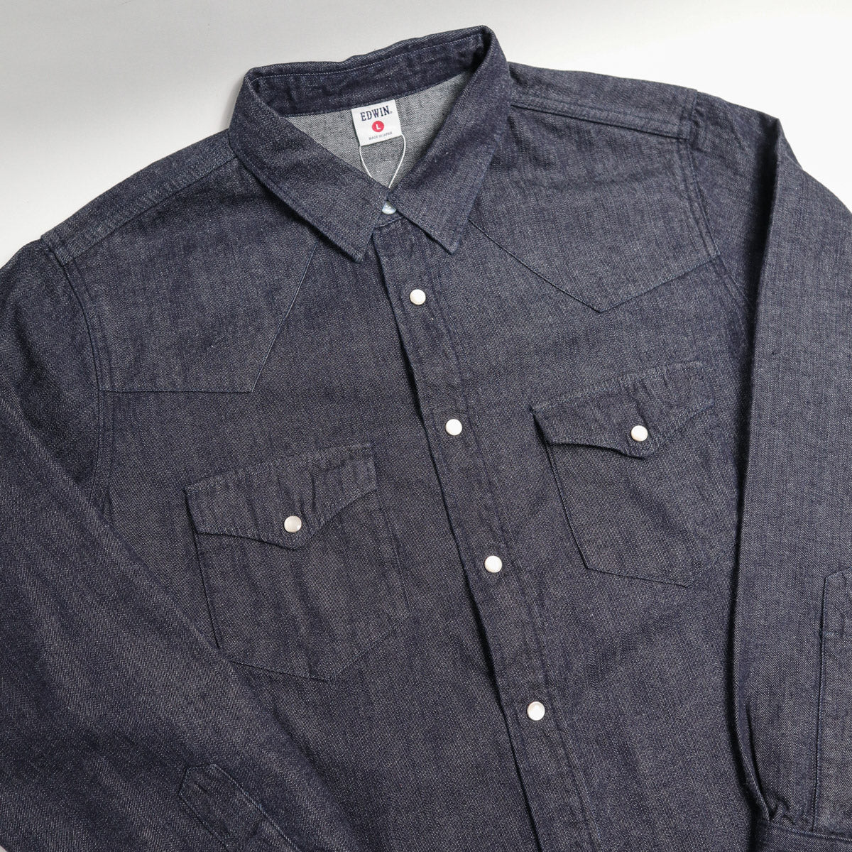 KST069-00 Western Shirt 8oz Indigo Denim