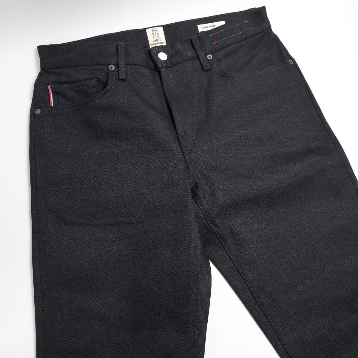 The Barrel Classic Straight 14oz Black Raw Selvedge Denim