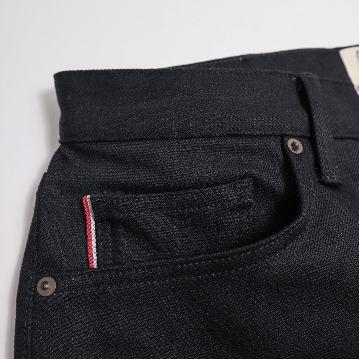 The Hammer Straight 14oz Black Raw Selvedge Denim
