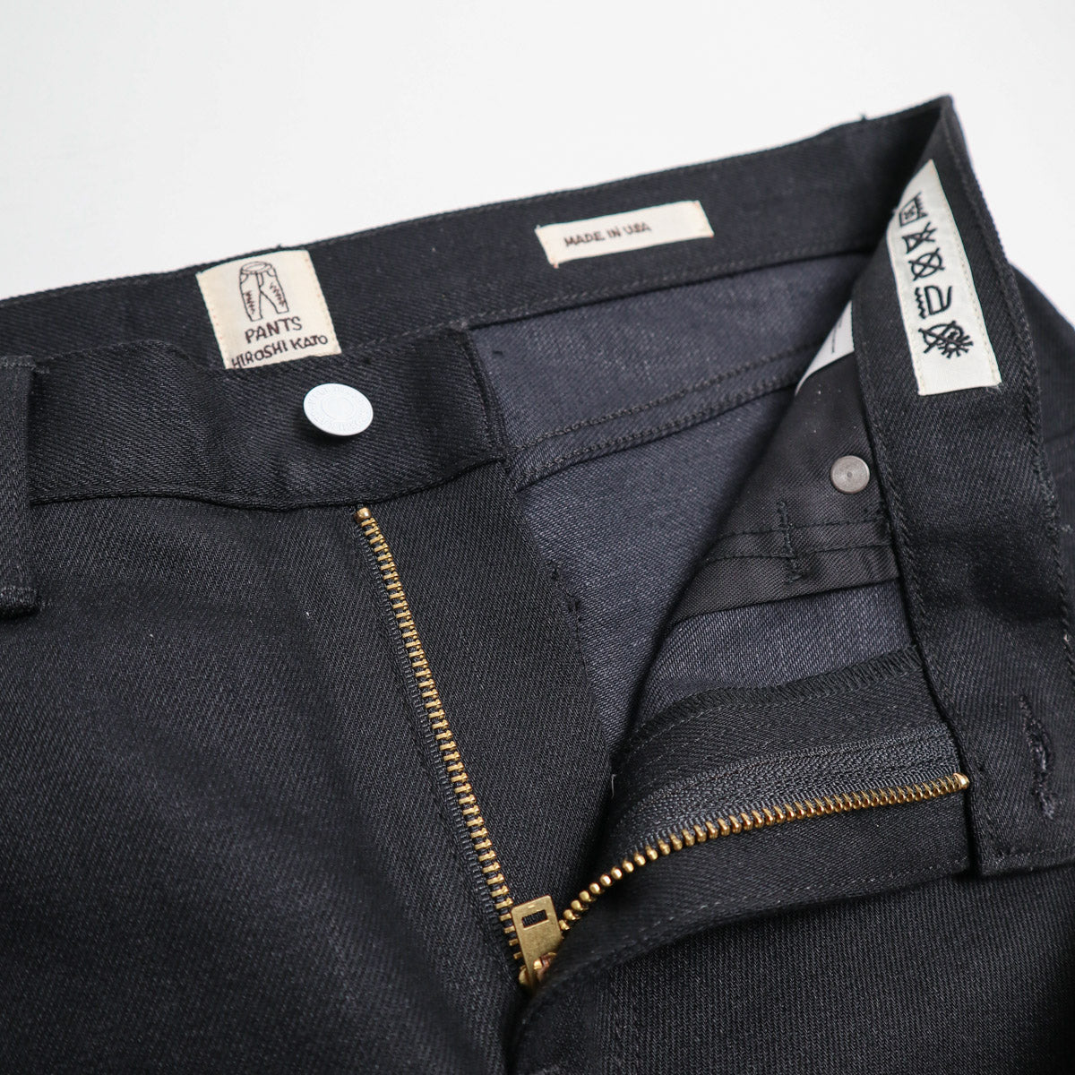 The Hammer Straight 14oz Black Raw Selvedge Denim