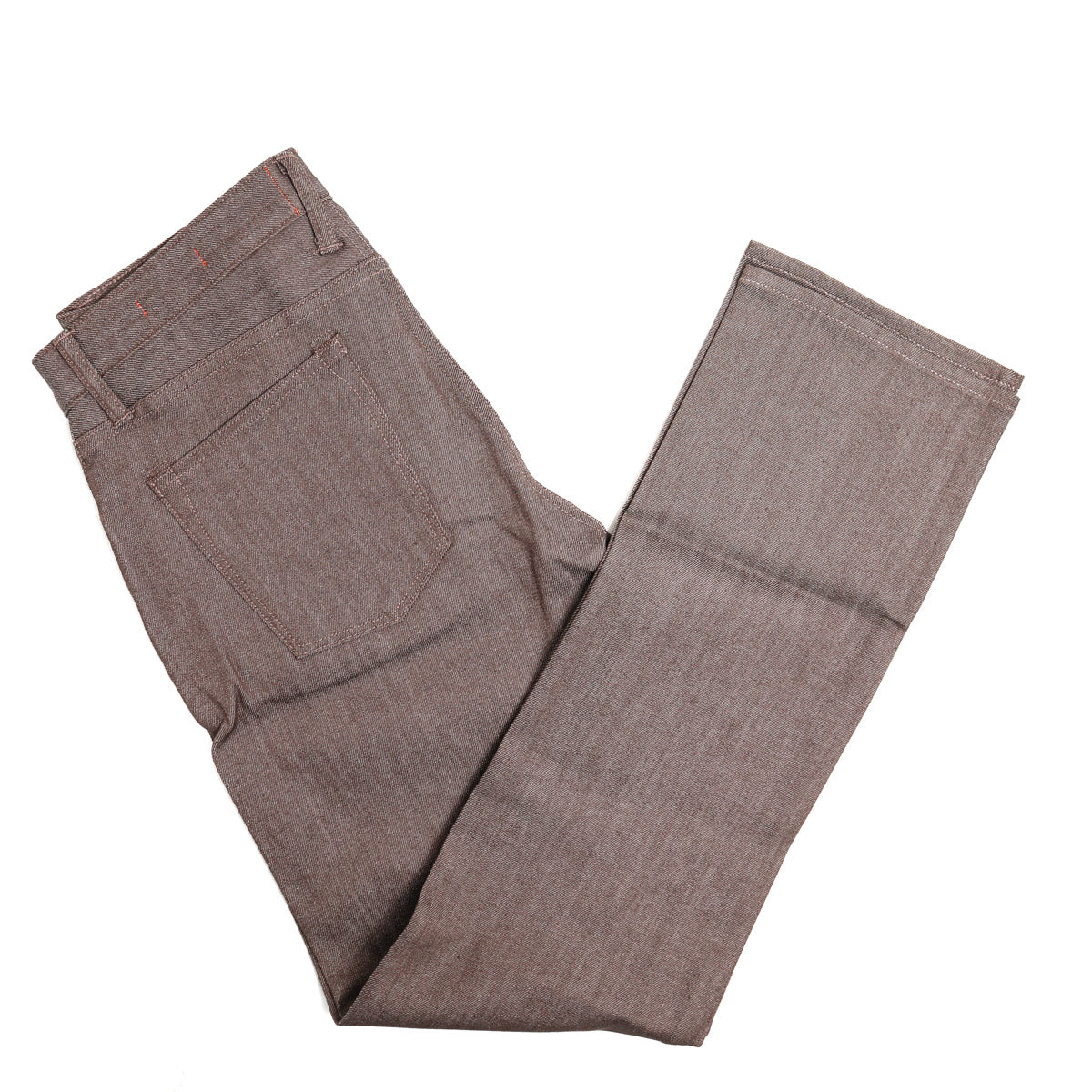 The Pen 10.5oz - Brown Raw  Selvedge Denim