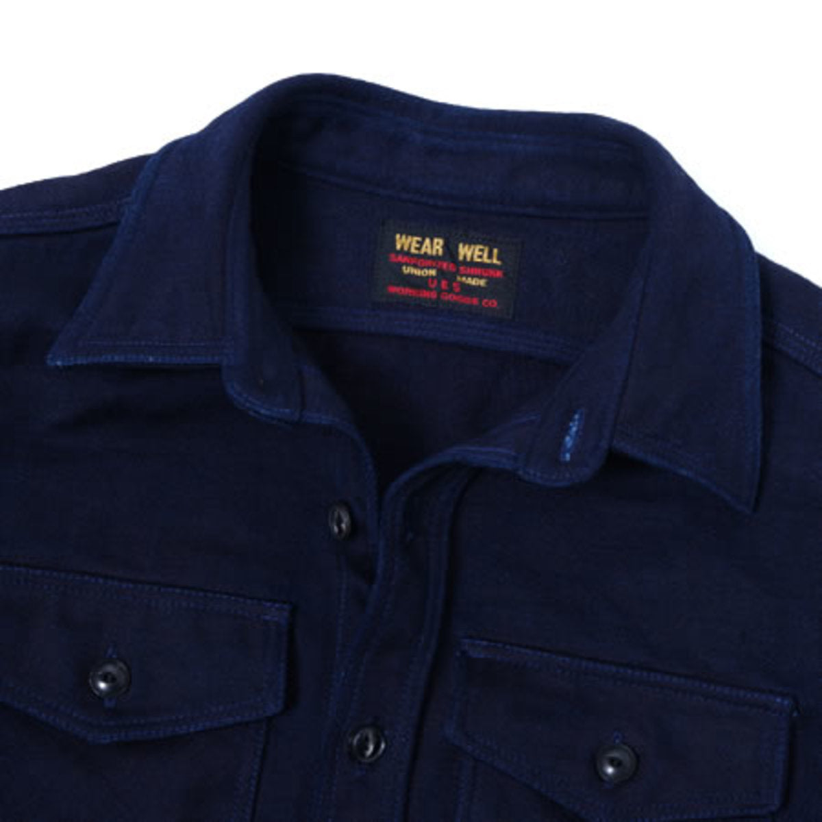 Indigo Tricotine Shirt Indigo