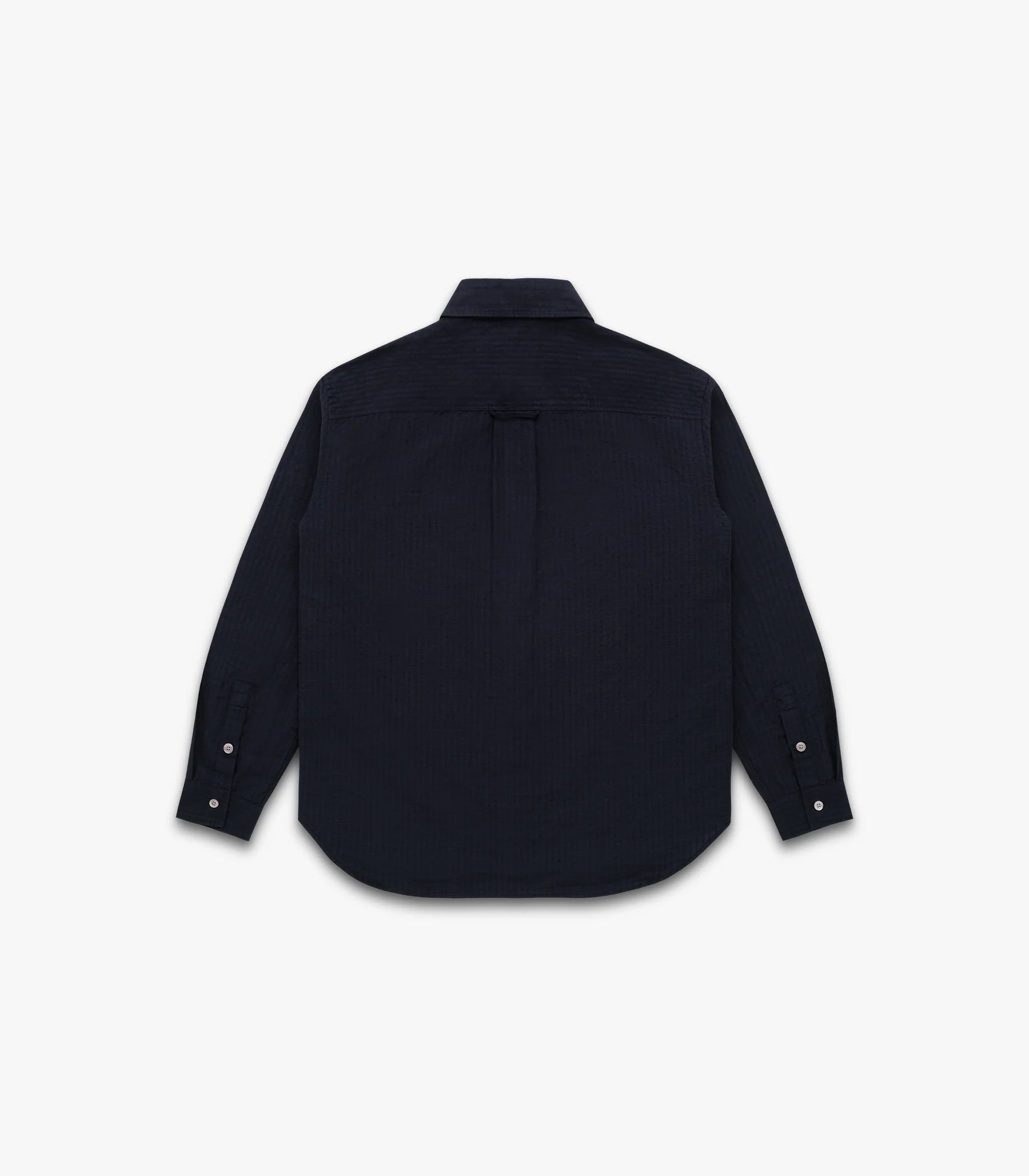 Jones Cotton & Linen Shirt Navy