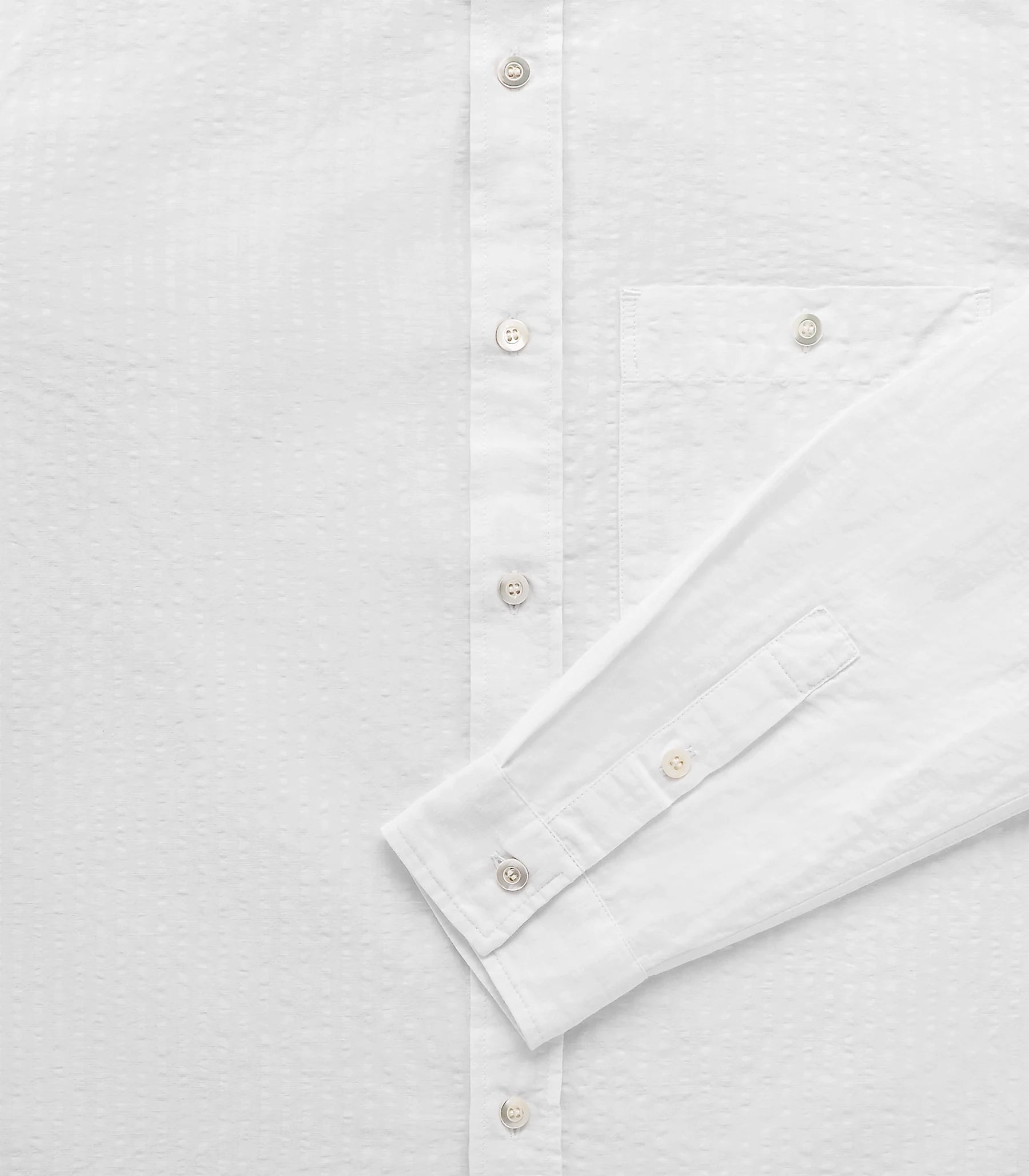 Jones Cotton & Linen Shirt White