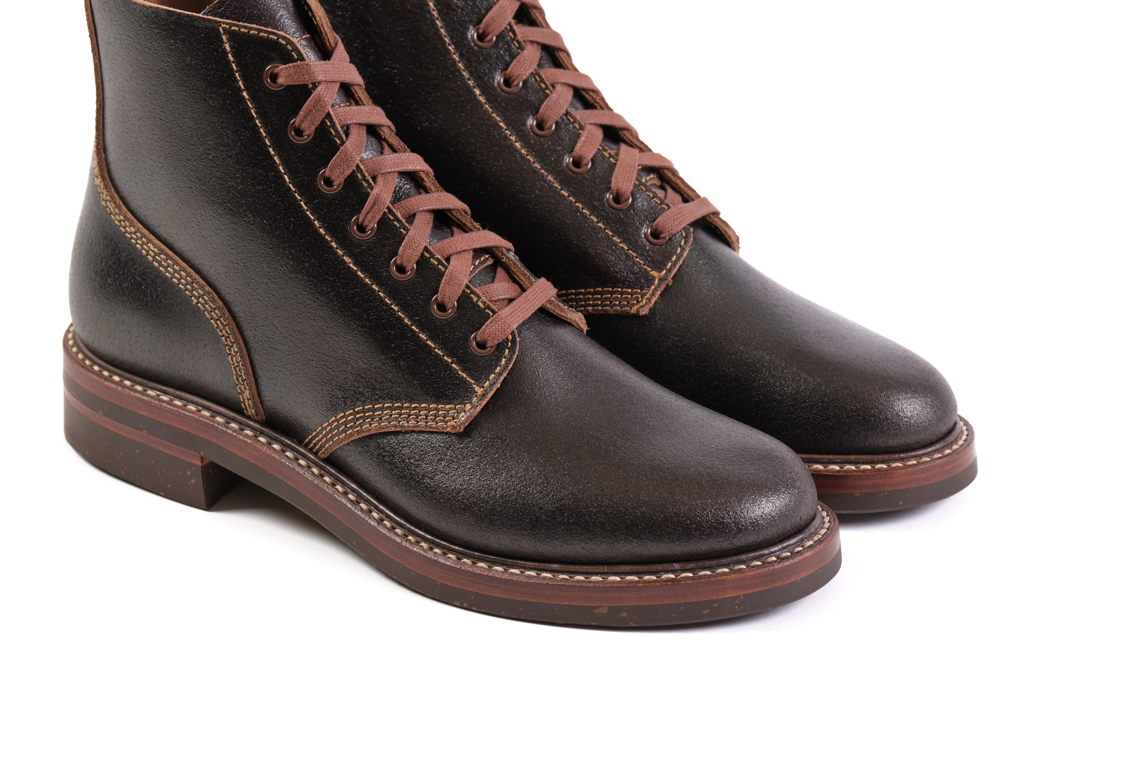 LK-017 M43 Service Shoe Horween Waxed Flesh Dark Brown PRESALE