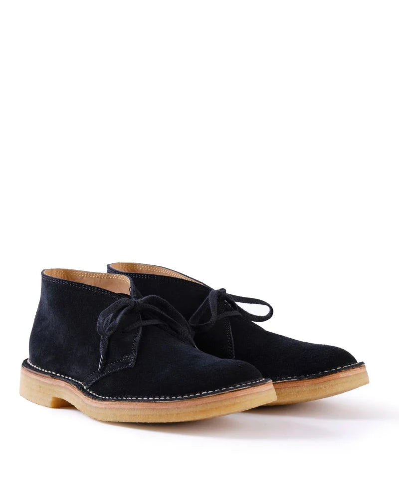LK-019 Military Desert Boot Japanese Suede Black