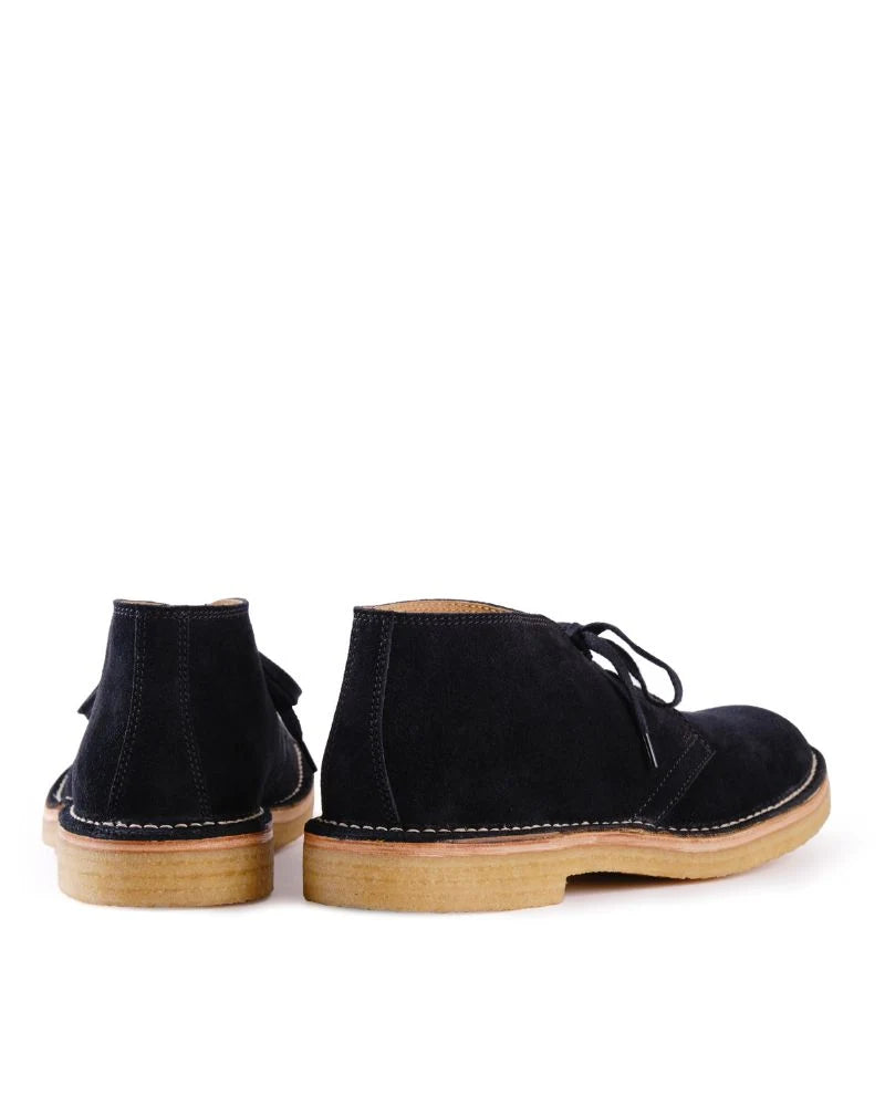 LK-019 Military Desert Boot Japanese Suede Black