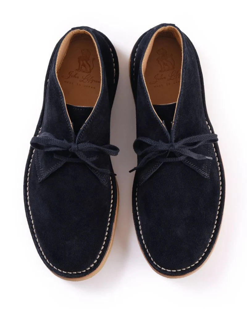LK-019 Military Desert Boot Japanese Suede Black