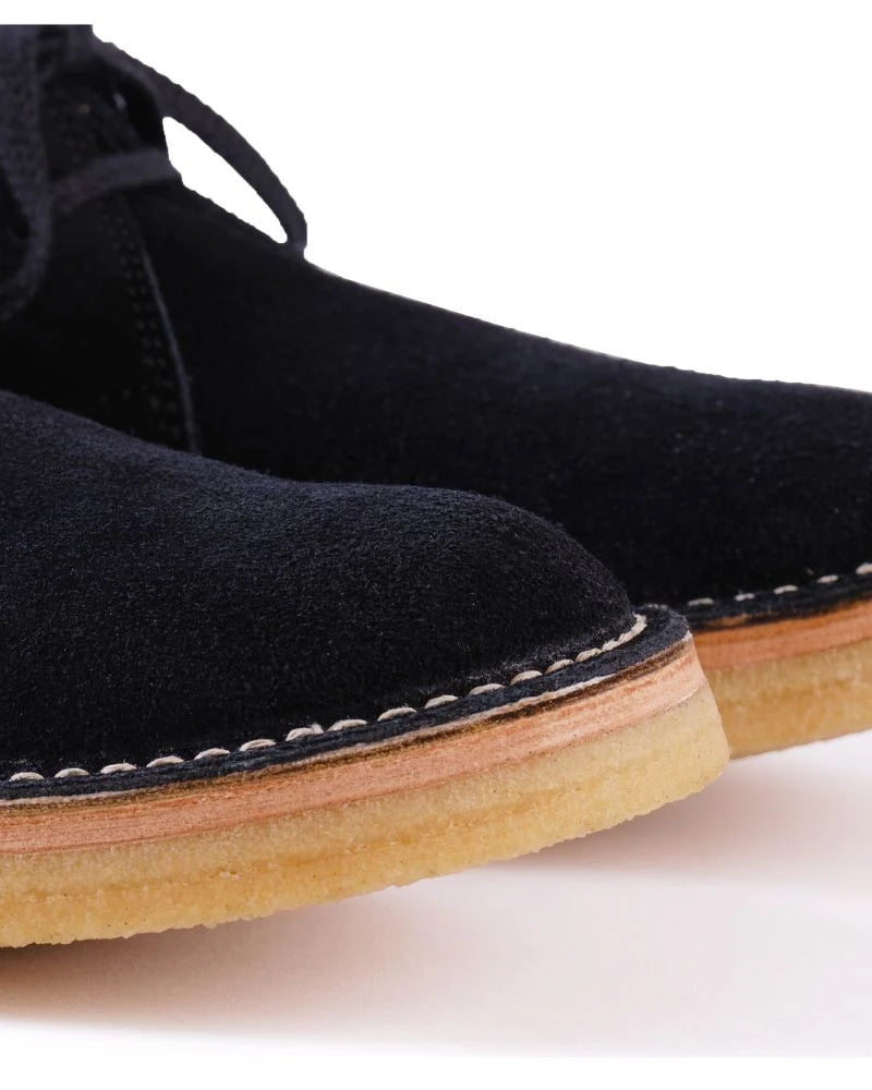 LK-019 Military Desert Boot Japanese Suede Black