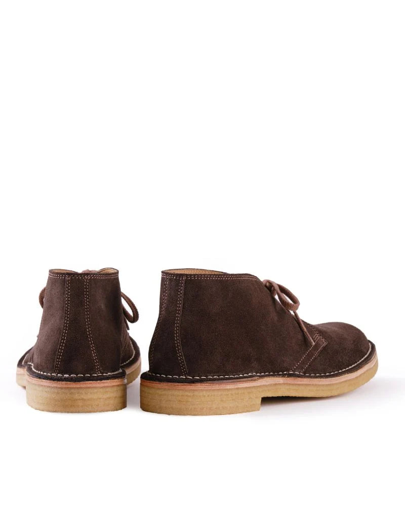 LK-019 Military Desert Boot Japanese Suede Dark Brown