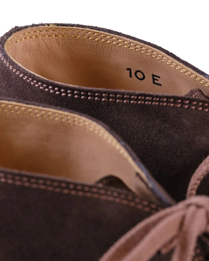 LK-019 Military Desert Boot Japanese Suede Dark Brown