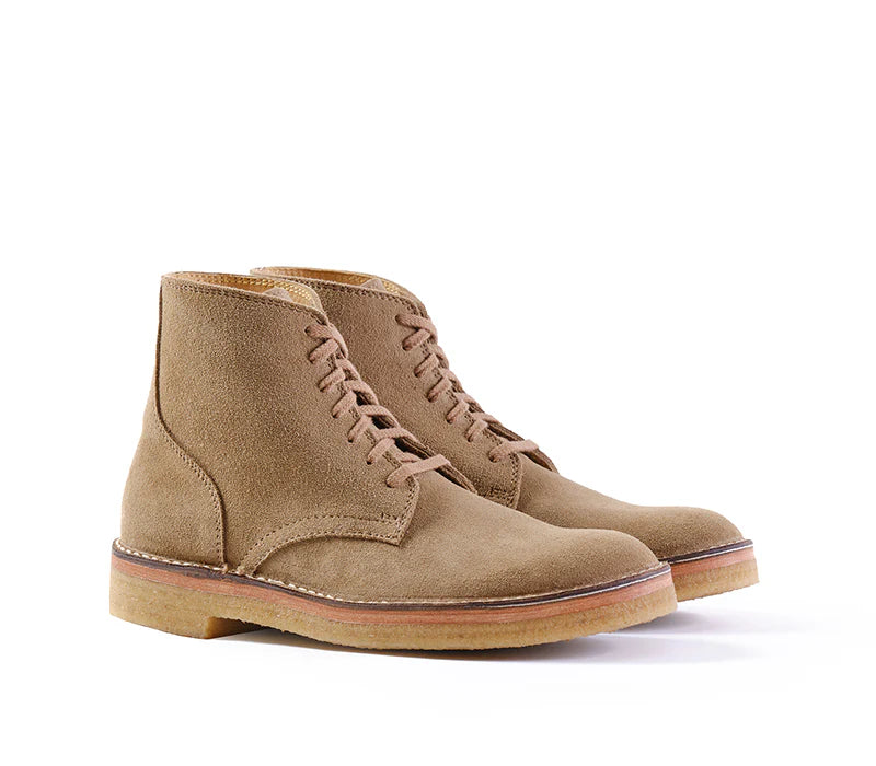 PRE-SALE LK-044 Sahara Boots Japanese Suede Boots Khaki