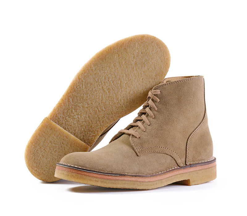 PRE-SALE LK-044 Sahara Boots Japanese Suede Boots Khaki