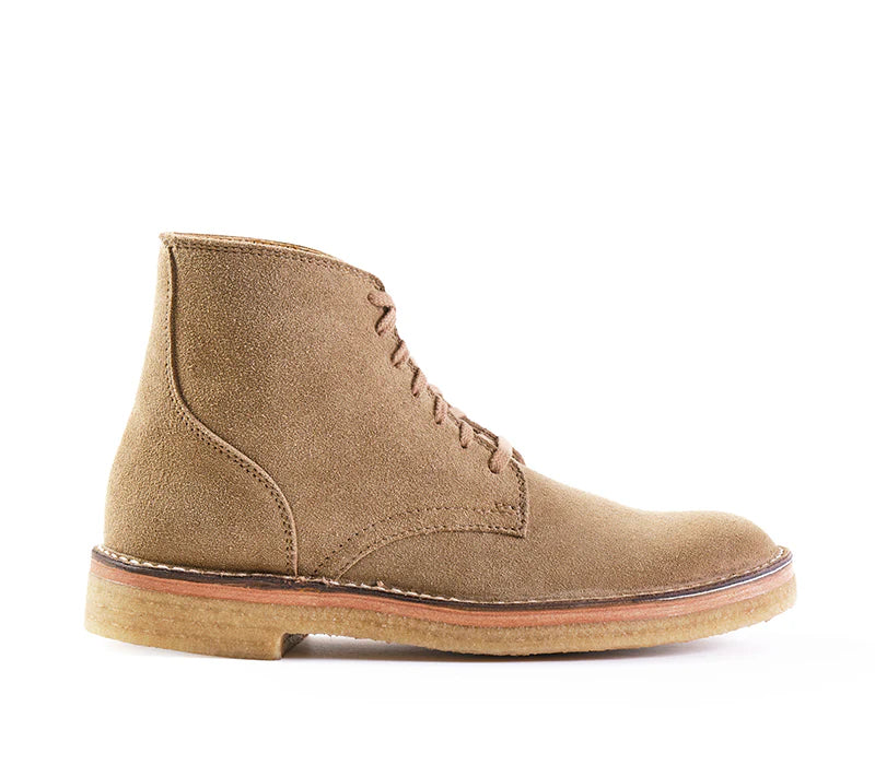 PRE-SALE LK-044 Sahara Boots Japanese Suede Boots Khaki