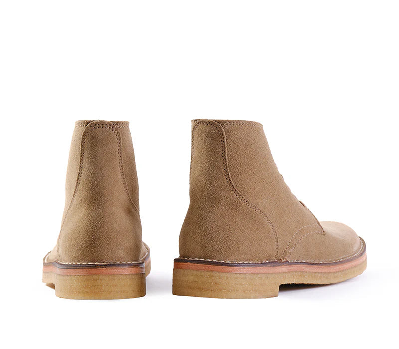 PRE-SALE LK-044 Sahara Boots Japanese Suede Boots Khaki